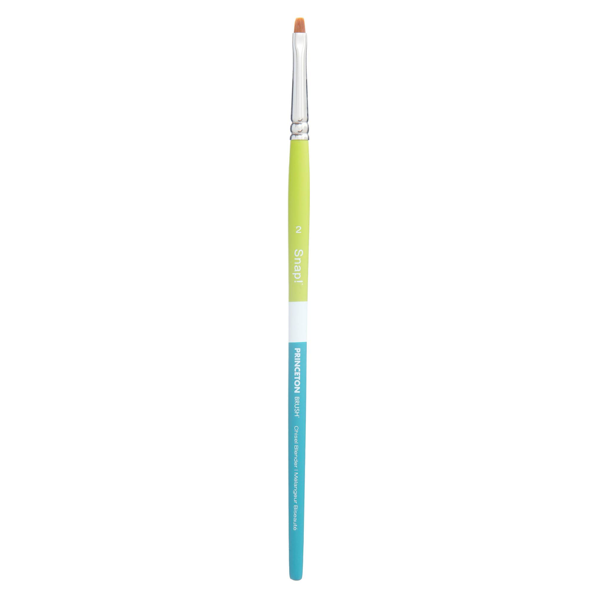 Princeton™ Snap!™ Series 9950 Synthetic Short Handle Chisel Blender Brush